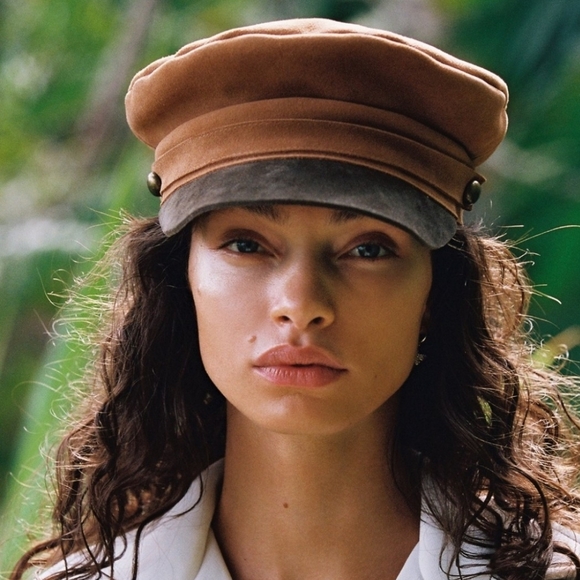 Lack of Color Unisex,various sizes, brown/ dark brown suede hat - Picture 2 of 10